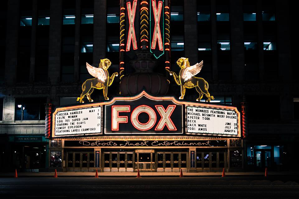 Le Fox Theater, de nuit.